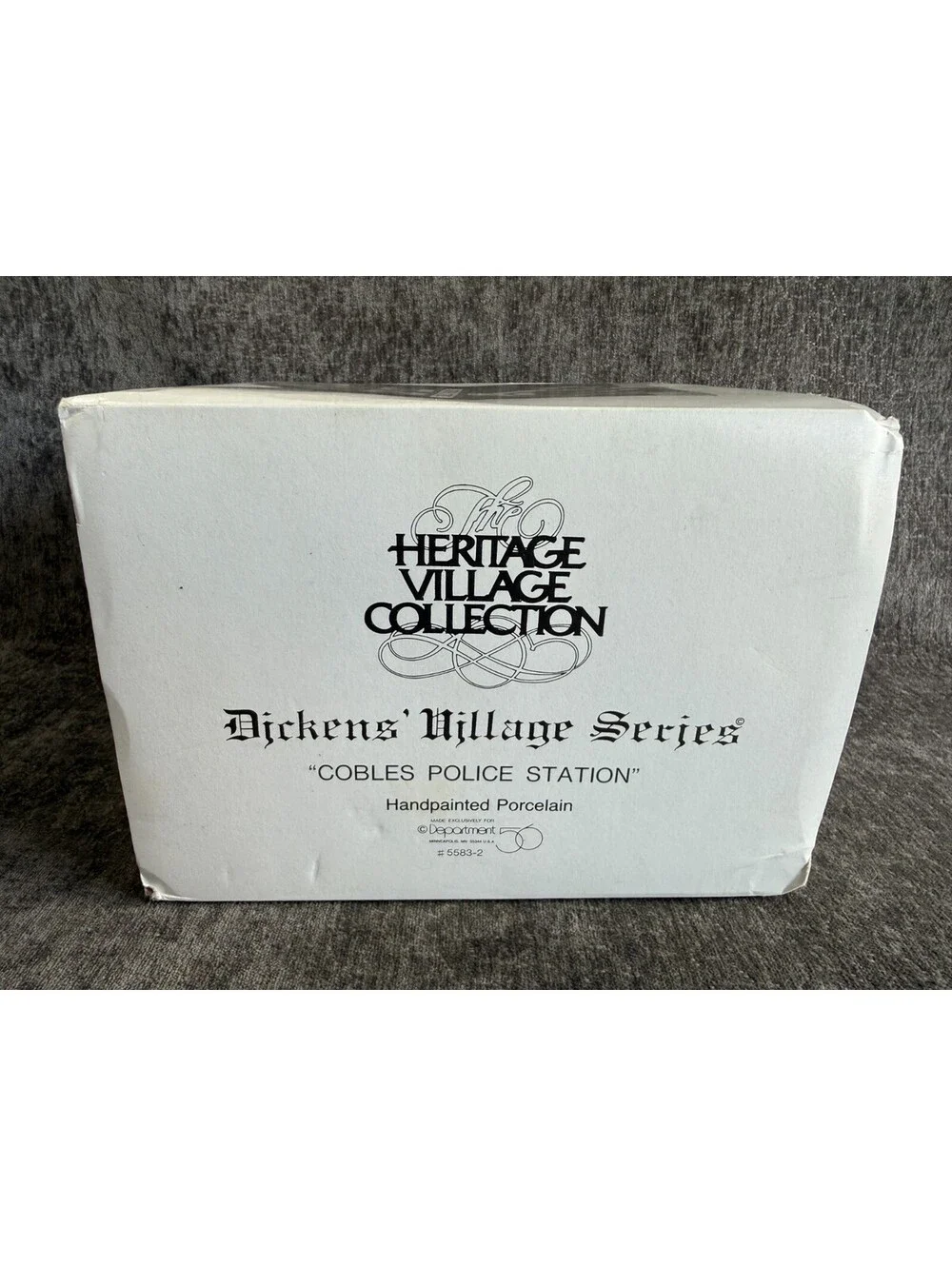 Dept 56 Dickens Village Cobles Police Station 5583-2 Heritage Collection Box